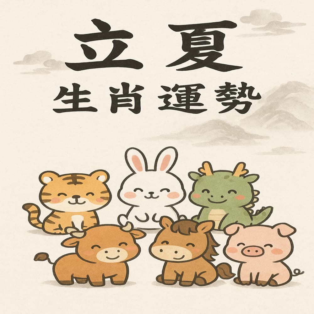 立夏12生肖的運勢如何？